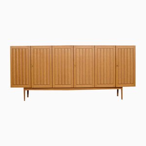 Credenza grande vintage in quercia di Wk Möbel, anni '60