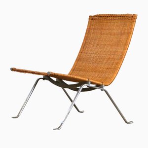 Pk22 Lounge Chair in Cane by Poul Kjaerholm for E Kold Christensen, 1956