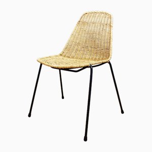 Basket Chair attributed to Gian Franco Legler, 1960s