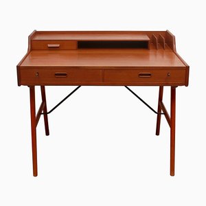 Scrivania modello 56 in teak di Arne Wahl Iversen per Vende Möbelfabrik, 1965