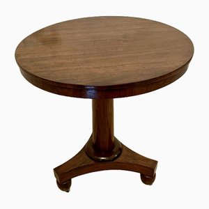 Antique Victorian Rosewood Lamp Table, 1850s