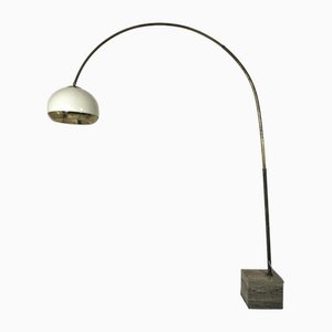 Dorée Line Arc Floor Lamp from Guzzini, 1960s