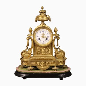 Horloge du 19ème Siècle en Bronze Doré, 1870s
