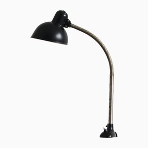Bauhaus Black Table Lamp by Christian Dell for Kaiser Leuchten, 1950s