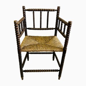 Holländischer Stuhl aus Ulmenholz