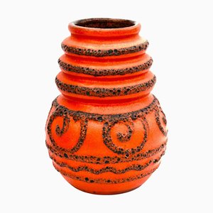 Fat Lava Vase from Scheurich, West Germany, 1965