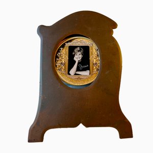 Art Deco Photo Frame in Patinated Copper, 1930s
