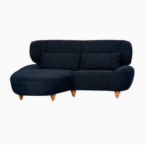 Corner Sofa in Blue Fabric by Rolf Benz