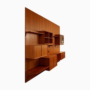 Danish Wall Unit by Poul Cadovius for Cado, 1960s