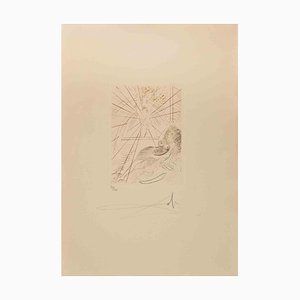 Dali, The Archangel Gabriel, Etching and Drypoint, 1972