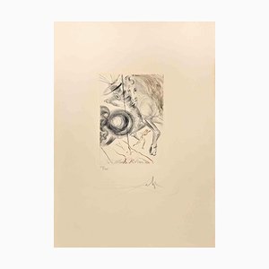 Dali, The Hell of Cruel Beauties, Etching and Drypoint, 1972