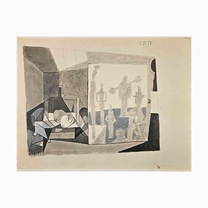 Nach Pablo Picasso, Interieur, Fotolithografie, 1957