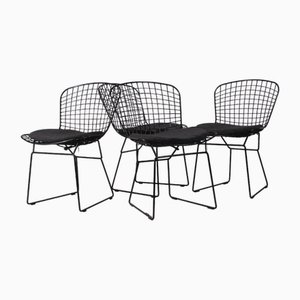 Wired Metal Chairs, 1980s, Set of 4