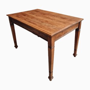 Antique Dutch Oak Desk or Dining Table