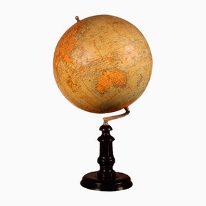 Globe Terrestre 19ème Siècle par Ch. Delagrave, Paris