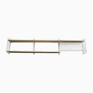 Vintage Wall Shelving Unit by Nisse Strinning for String Ab, 1960s