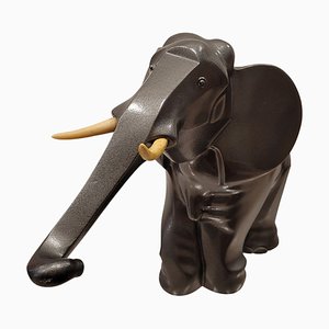 Después de Irénée Rochard, Elefante Art Déco, años 20, Babbitt
