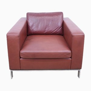 Brown Leather Foster 503 Armchair from Walter Knoll / Wilhelm Knoll, Germany