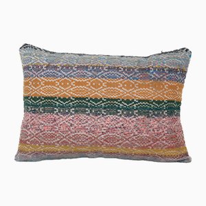 Turkish Kilim Lumbar Cushion Cover, 2010s