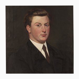 Dutch Artist, Portrait of a Gentleman, 1920, Oil on Canvas