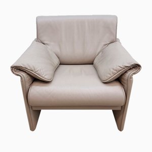 Grey Leather Armchair from de Sede