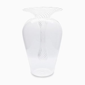 Vase Twist en Verre Borosilicate Soufflé par Kanz Architetti pour Hands On Design