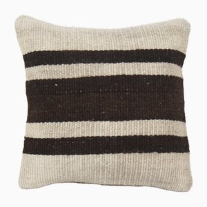 Housse de Coussin Kilim Square Vintage en Laine, 2010s