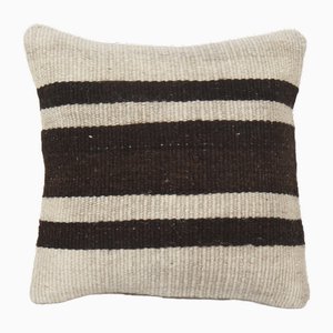 Vintage Kilim Square Wool Cushion Cover, 2010s