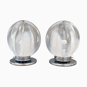 Murano Glass Table Lamps, 1960s, Set of 2