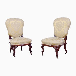 Set of Victorian British Lounge Chairs, 1890s