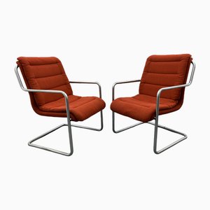 Tubular Lounge Chairs from Mauser Werke Waldeck, 1970s, Set of 2