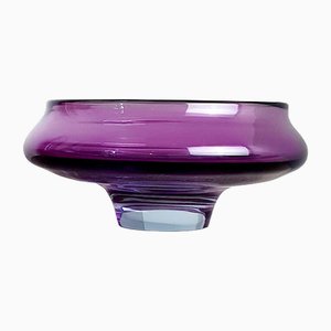 Purple Sommerso Bowl by Flavio Poli for Seguso, 1960s