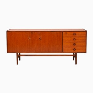 Scandinavian Sideboard with Side Drawers, 1960s
