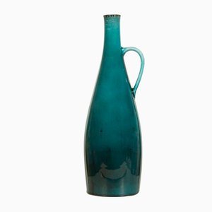 Botella de cerámica de Müller Workshop, Lucerna, Suiza, años 50