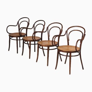 Charlie Chaplin Dining Chairs from Thonet, Romania, 1960s, Set of 4
