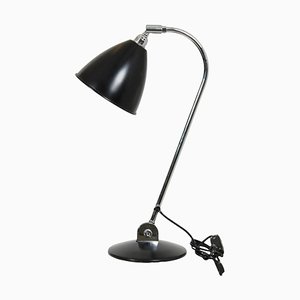 Lampada da tavolo Bl2 in ottone nero di Robert Dudley per Bestlite, anni '30