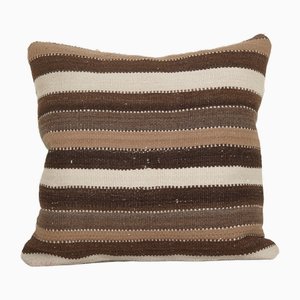 Turkish Kilim Cushion Cover, Turkey Cushion Cover, Boho Couch Cushion Cover, Kilim Cushion Cover, Hemp Organic Kilim Cushion Cover Cover 16 X 16