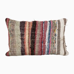 Housse de Coussin Tapis Kilim Turc à Rayures