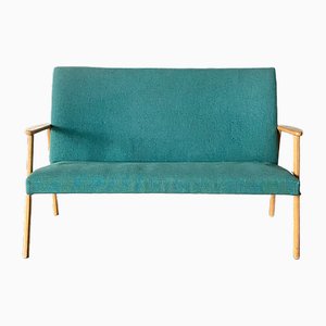 Schwedisches 2-Sitzer Sofa aus Natureiche, 1960er