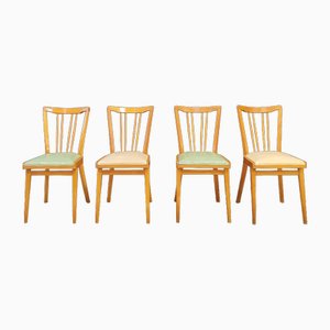 Mid-Century Dining Table Chairs, 1960s, Set of 4