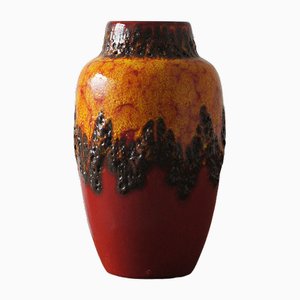 Vases Fat Lava Vintage de Scheurich, Allemagne, 1970s