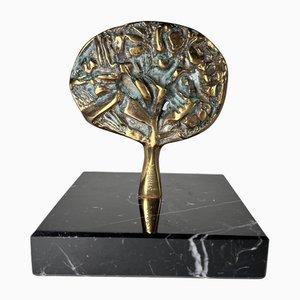 Arbre Sculpture en Bronze par Shafix Medhat, 21ème Siècle