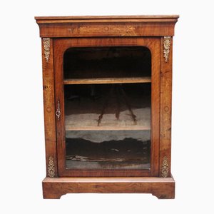 19th Century Walnut and Marquetry Pier Cabinet, 1860s