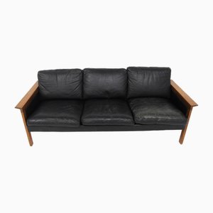 Scandinavian Leather Sofa from Möbel-Ikéa, Sweden, 1960s