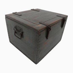 Caja vintage de madera, años 30