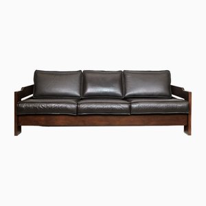 Vintage Leather 3-Seater Sofa from Leolux, 1970s