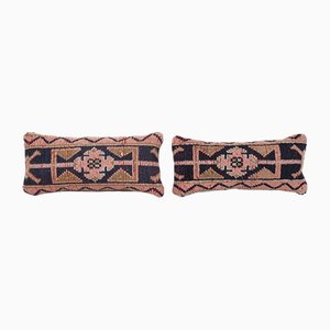 Anatolian Wool Rug Cushion Covers, Set of 2