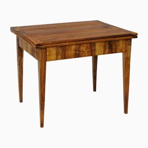 Mesa plegable Biedermeier de nogal