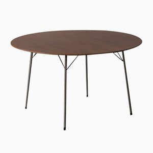 Round Dining Table ‘Model 3600 by Arne Jacobsen for Fritz Hansen, Denmark, 1950s