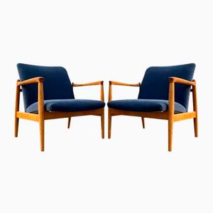 GMF-64 Armchairs by Edmund Homa, 1960s, Set of 2